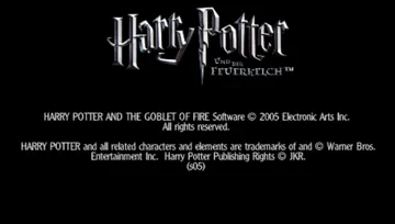 Harry Potter and the Goblet of Fire (ES - IT) screen shot title